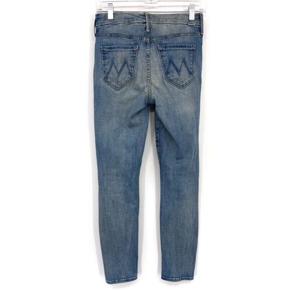 MOTHER Womens 25 The Looker Crop in Make Me Soft Stretch Denim Jeans - Picture 6 of 10